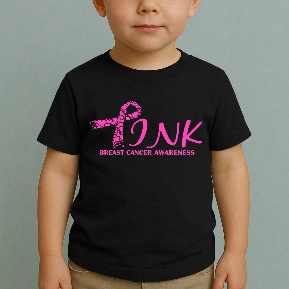 Wear Pink Breast Cancer Awareness Toddler T-Shirt
