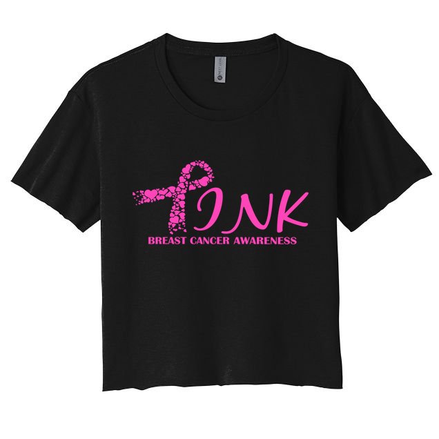 Wear Pink Breast Cancer Awareness Crop Top