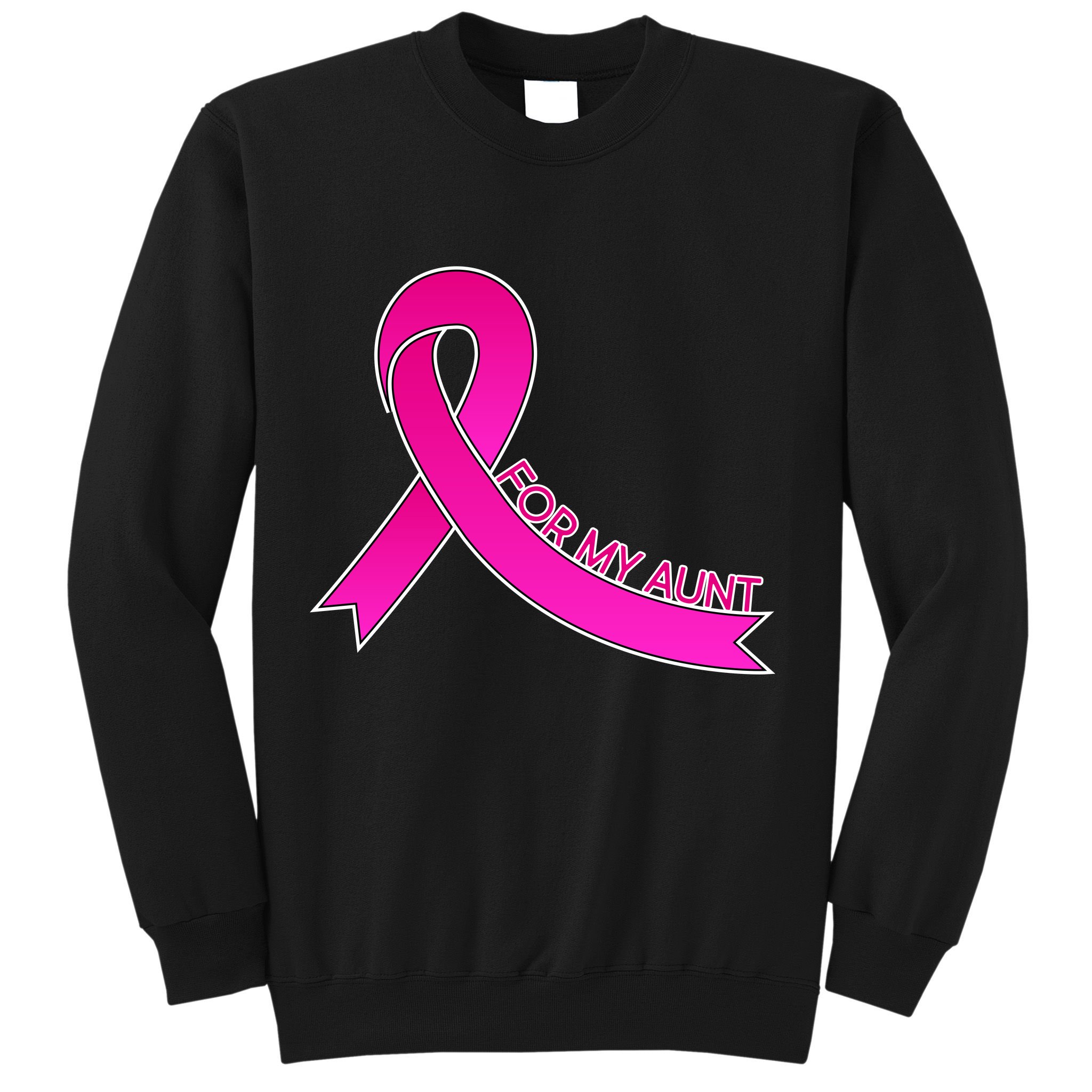 Wear Pink For My Aunt Breast Cancer Awareness Sweatshirt