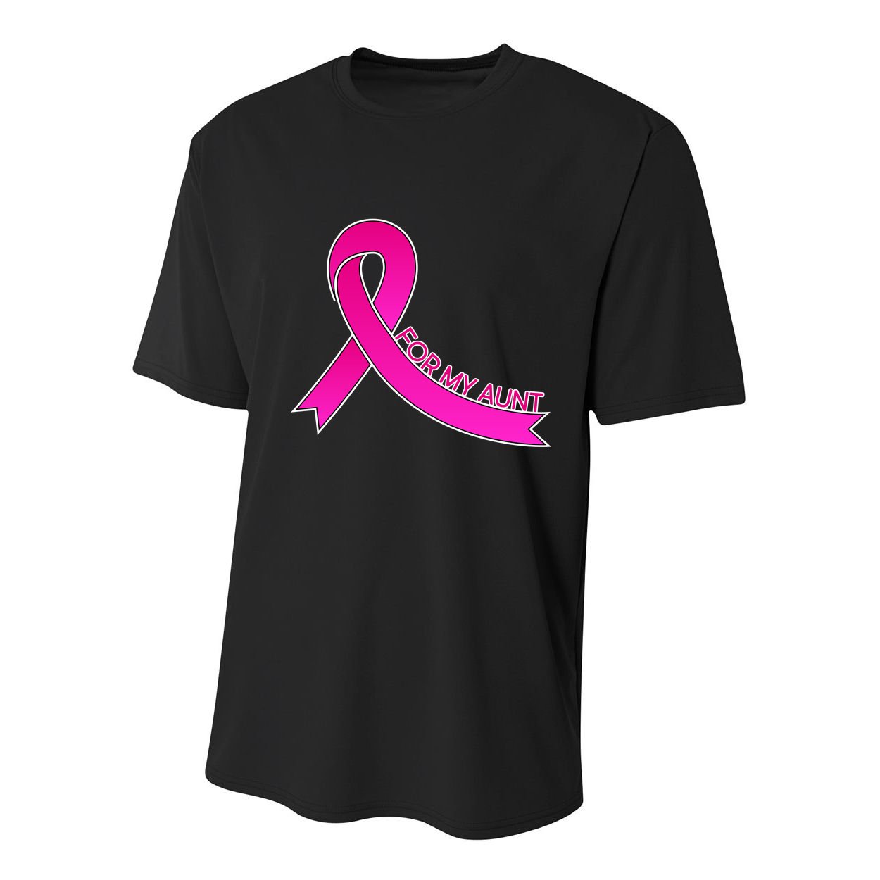 Wear Pink For My Aunt Breast Cancer Awareness Youth Performance Sprint T-Shirt