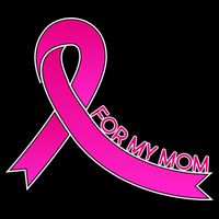 Wear Pink For My Mom Breast Cancer Awareness Drawstring Bag