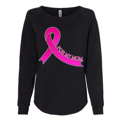 Wear Pink For My Mom Breast Cancer Awareness Womens California Wash Sweatshirt