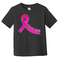 Wear Pink For My Mom Breast Cancer Awareness Toddler T-Shirt