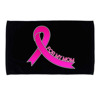 Wear Pink For My Mom Breast Cancer Awareness Microfiber Hand Towel