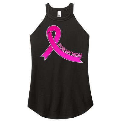 Wear Pink For My Mom Breast Cancer Awareness Women's Perfect Tri Rocker Tank