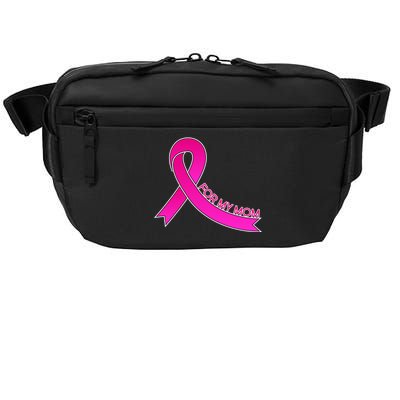 Wear Pink For My Mom Breast Cancer Awareness Crossbody Pack