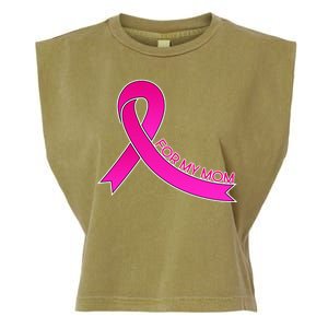 Wear Pink For My Mom Breast Cancer Awareness Garment-Dyed Women's Muscle Tee