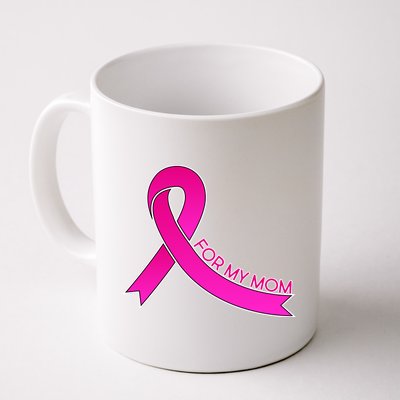 Wear Pink For My Mom Breast Cancer Awareness Coffee Mug