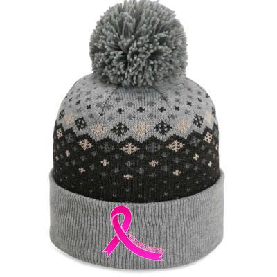 Wear Pink For My Sister Breast Cancer Awareness The Baniff Cuffed Pom Beanie