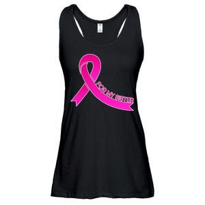 Wear Pink For My Sister Breast Cancer Awareness Ladies Essential Flowy Tank