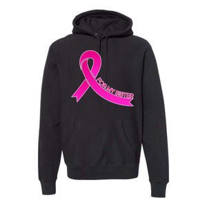 Wear Pink For My Sister Breast Cancer Awareness Premium Hoodie