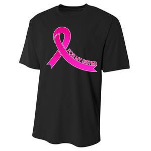 Wear Pink For My Sister Breast Cancer Awareness Performance Sprint T-Shirt