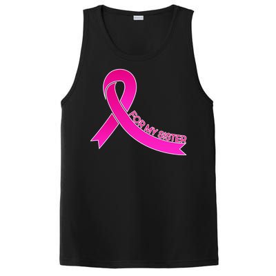 Wear Pink For My Sister Breast Cancer Awareness PosiCharge Competitor Tank