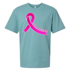 Wear Pink For My Sister Breast Cancer Awareness Sueded Cloud Jersey T-Shirt