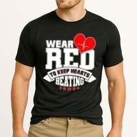 Wear Red To Keep Hearts Beating Heart Health Awareness Cooling Performance Crew T-Shirt