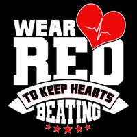 Wear Red To Keep Hearts Beating Heart Health Awareness Sustainable Bucket Hat