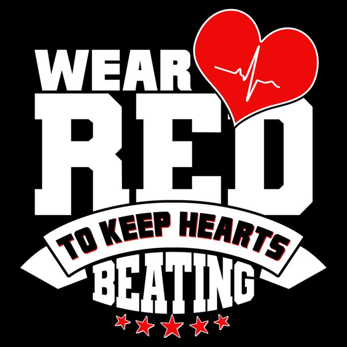 Wear Red To Keep Hearts Beating Heart Health Awareness Sustainable Bucket Hat