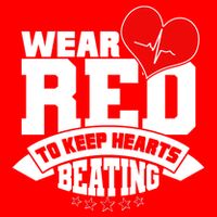 Wear Red To Keep Hearts Beating Heart Health Awareness Flatbill Hat