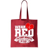Wear Red To Keep Hearts Beating Heart Health Awareness Bag