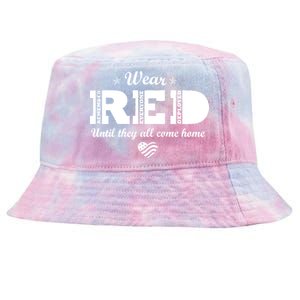 Wear Red Until They All Come Home Tie-Dyed Bucket Hat