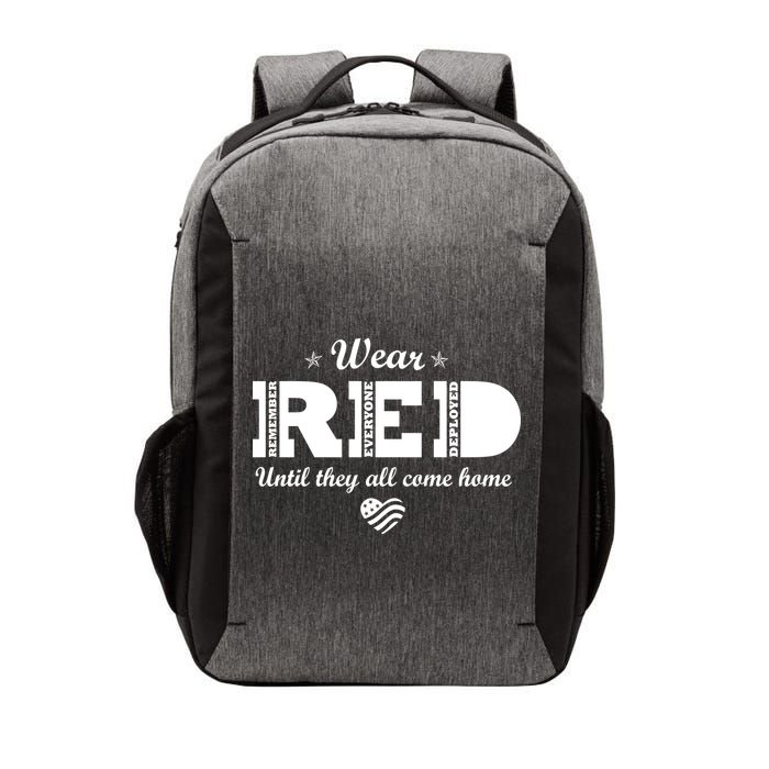 Wear Red Until They All Come Home Vector Backpack