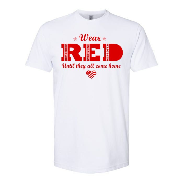 Wear Red Until They All Come Home Softstyle CVC T-Shirt