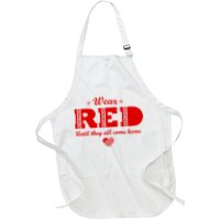 Wear Red Until They All Come Home Apron