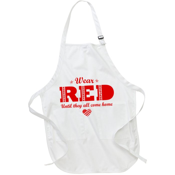 Wear Red Until They All Come Home Apron