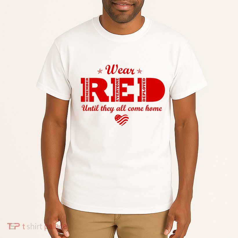 Wear Red Until They All Come Home Tall T-Shirt
