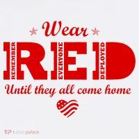 Wear Red Until They All Come Home Tall T-Shirt