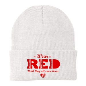 Wear Red Until They All Come Home Knit Cap Winter Beanie