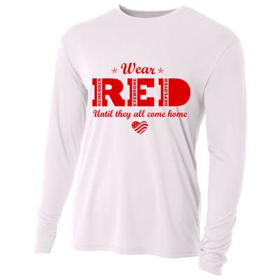 Wear Red Until They All Come Home Cooling Performance Long Sleeve Crew