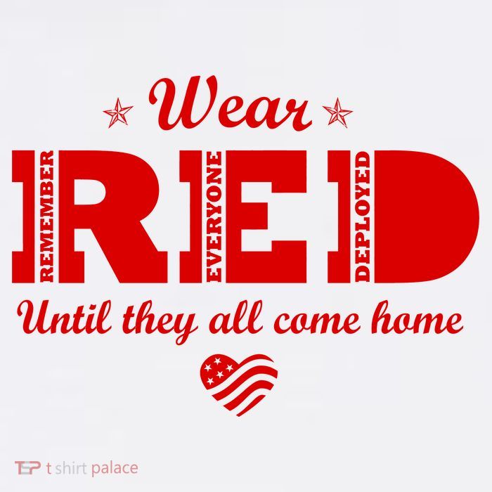 Wear Red Until They All Come Home Poster
