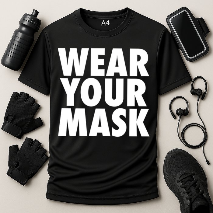 Wear Your Mask Cooling Performance Crew T-Shirt
