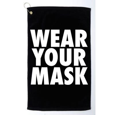 Wear Your Mask Golf Towel