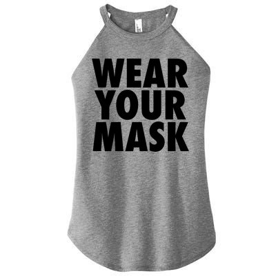 Wear Your Mask Women’s Perfect Tri Rocker Tank