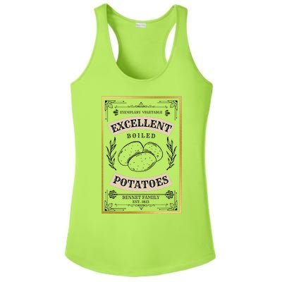 What Excellent Boiled Potatoes Jane Austen Pemberley Ladies PosiCharge Competitor Racerback Tank