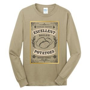 What Excellent Boiled Potatoes Jane Austen Pemberley Tall Long Sleeve T-Shirt