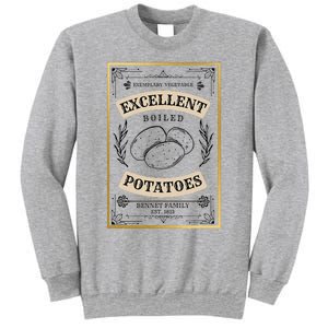 What Excellent Boiled Potatoes Jane Austen Pemberley Sweatshirt