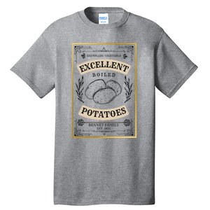 What Excellent Boiled Potatoes Jane Austen Pemberley Tall T-Shirt