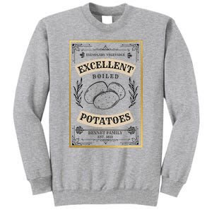 What Excellent Boiled Potatoes Jane Austen Pemberley Tall Sweatshirt