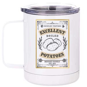 What Excellent Boiled Potatoes Jane Austen Pemberley 12 oz Stainless Steel Tumbler Cup