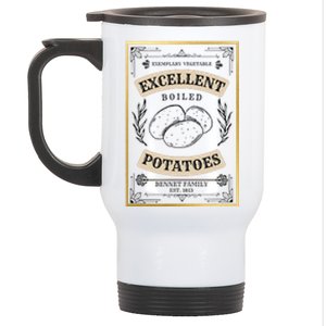 What Excellent Boiled Potatoes Jane Austen Pemberley Stainless Steel Travel Mug