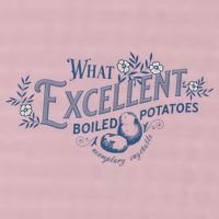 What Excellent Boiled Potatoes Meme Funny Book Lovers 25L Jumbo Tote