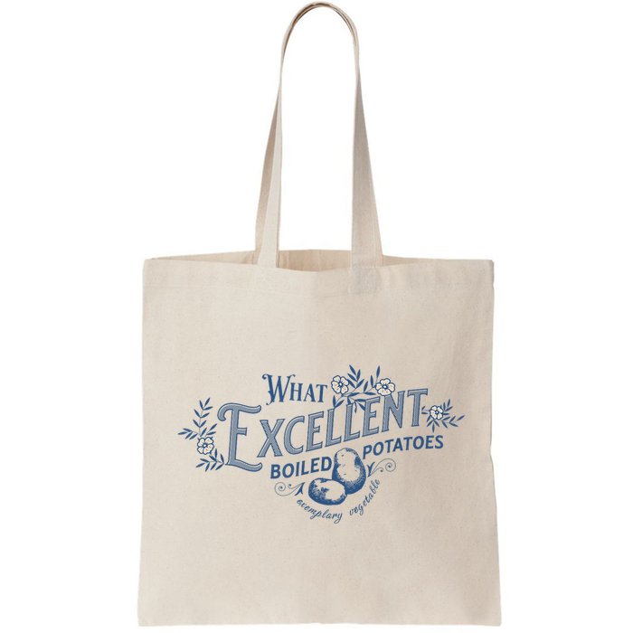 What Excellent Boiled Potatoes Meme Funny Book Lovers Bag
