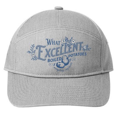 What Excellent Boiled Potatoes Meme Funny Book Lovers 7-Panel Snapback Hat