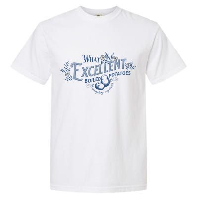 What Excellent Boiled Potatoes Meme Funny Book Lovers Garment-Dyed Heavyweight T-Shirt