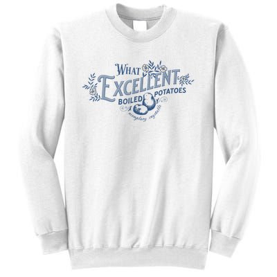 What Excellent Boiled Potatoes Meme Funny Book Lovers Sweatshirt