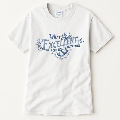 What Excellent Boiled Potatoes Meme Funny Book Lovers Tall T-Shirt