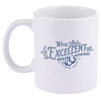 What Excellent Boiled Potatoes Meme Funny Book Lovers 11oz C Handle Ceramic Mug